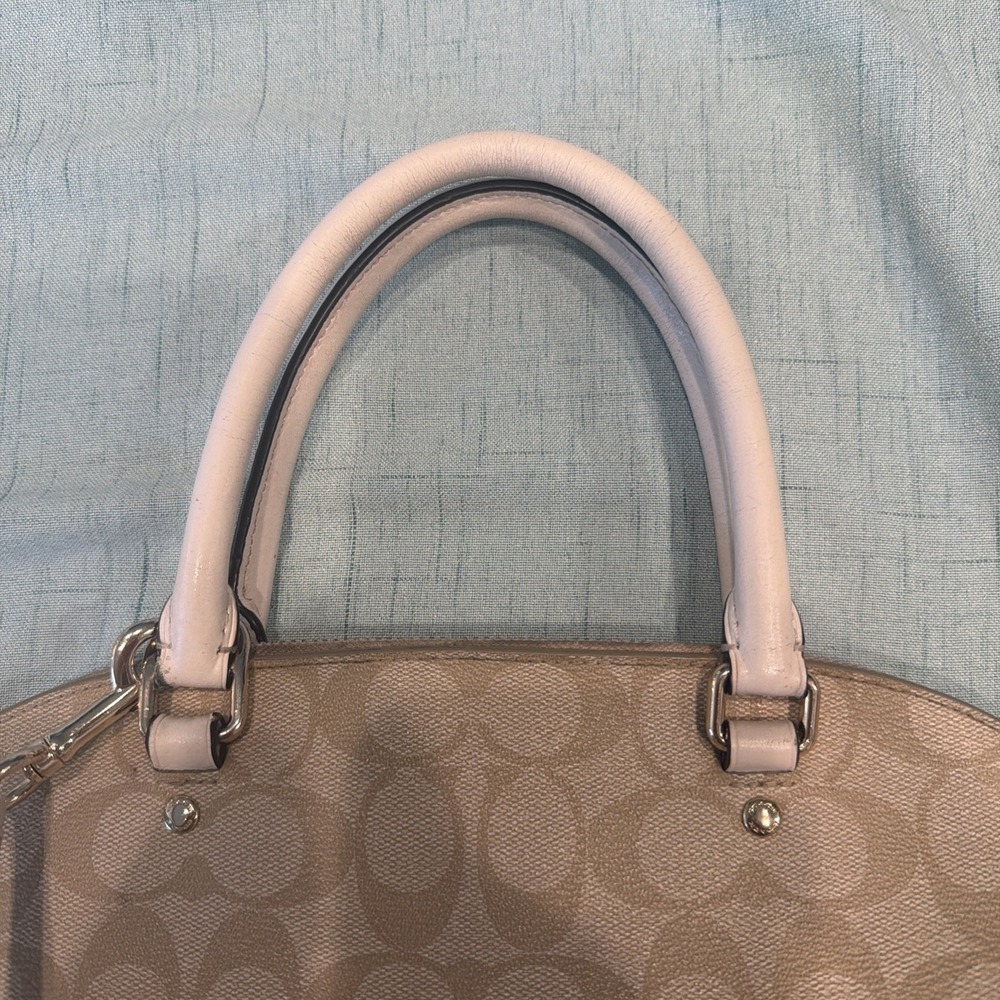 Coach Sierra Satchel in Signature Canvas with leather trim - Picture 3 of 7
